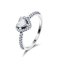 Hot sale 925 silver moissanite ring diamond ring